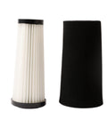 Exact Fit F112 HEPA Replacement Filters For UD Pro Power Series Endura Max Rewind Pet Razor Pet Vacuum Models UD70186 UD20120NC UD70167 Washable And Reusable Durable Vacuum Filter Set For Everyday Cleanup, showing two replacement filters side by side.
