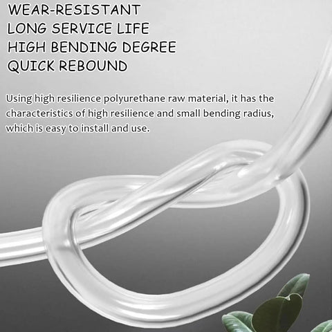 High resilience polyurethane air hose, wear-resistant, flexible design, suitable for installations, Built Different Heavy Duty Orange Pu Polyurethane Air Hose Four Hundred Feet Long Sweet Flex Armor And Rust Proof Finish For Auto Repair Or Fluid Transfer.