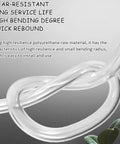 Rock Solid Pu Polyurethane Pneumatic Tubing For Air Compressors Hella Durable Flexible Air Line Hose Built Tough For The Daily Grind 328 Feet Long with high bending degree and wear-resistant properties.