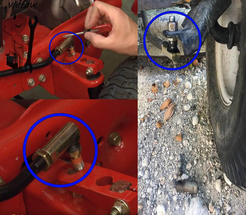 Ball Joint Replacement For Lawn Tractor For Yard Pros Fits MTD All Lawn And Garden Tractors From 1997 Onward With Seven Sixteenths Inch RH Female Thread And Three Eighths Inch RH Male Thread Replaces 7230448 9230448 1120917 steering linkage installed