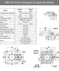 Diagram of Hollow Rotary Actuator With Ultra High Precision Hollow Rotating Platform And Positioners for Nema 23 motors