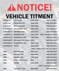 Compatibility list for Front Wheel Bearing And Hub Assembly 515036 Direct Fit with GM vehicles in background with ABS details.