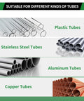 Suitable for plastic, stainless steel, aluminum, and copper tubes with Brass Compression Sleeve Kit With 460 Pieces Ferrules Inserts.