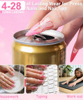 Ultra Fast Nail Glue For Acrylics And Press Ons, Super Strong Adhesive That Lasts 2 To 4 Weeks, Quick Dry In 3 To 5 Seconds Without UV Light, Professional Nail Art Glue For Broken Nails, 0.07 Oz Per Piece, 12 Pack with various activities demonstration.