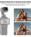 ND Filter Set With 0.75x Wide Angle Lens 108 Degree FOV Includes ND16 ND64 ND256 And CPL For DJI Osmo Pocket 3 And Pocket 4 With Xtra Muse Accessories Balances Exposure And Boosts Color For Dope Cinematic Footage shown capturing family.