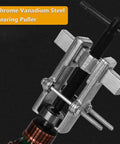 Top Shelf Heavy Duty Chrome Vanadium Steel Two Jaw Bearing Puller and Adjustable Gear Splitter Separator, detailed view of jaws.