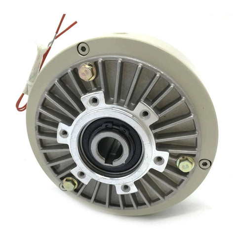 100Nm Hollow Shaft Magnetic Powder Brake DC24V 1000RPM For Unwinding And Tension Control Heavy Duty Magnetic Braking With 10kg Load Capacity