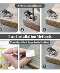 Tiny 0.5 Inch Swivel Plate Casters With Low Profile Frame For Tight Spaces, 360 Degree Rotation installation methods