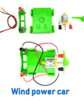 Electricity And Magnetism Lab Kit For Classroom Learning Hands On Circuit Building Set For Teachers And Junior High And Senior High School Students Upgraded Edition wind power car components