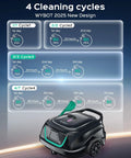 A1 Robotic Pool Cleaner With Dual Layer Filtration And Powerful Suction 130 Minute Runtime Cordless Pool Vacuum Display