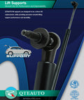 High Grade Pair Of Two Rear Trunk Lid Lift Support Struts For 2006 Through 2016 Chevrolet Impala With Spoiler No Sweat Hand Tool Swap OEM Quality against a car backdrop.