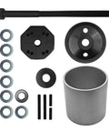 Tough As Nails Car Bushing Installer Set Professional Metal Sleeve Press Kit parts including bolts, washers, and sleeves.