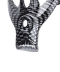 Fly Heavy Duty Bike Water Bottle Cage Built From Solid Abs Showing Off A Badass Carbon Fiber Aesthetic close-up view.