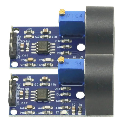 2Pcs Zmct103C AC Current Sensor Module With 5A Single Phase Active Output and Top Notch Op Amp Circuit for Dead Accurate Signal Sampling