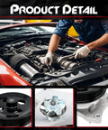 Engine Water Pump With Gasket Pulley Replacement For Chevy Cruze Equinox Malibu Spark GMC Terrain Buick Encore Direct Fit And OEM Style Gasket Pulley Included 12667387 in car engine bay