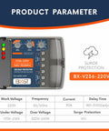 Beast Mode 220V Surge Protector 30A Voltage Guard 6600W Heavy Duty Power Protector With Adjustable Settings