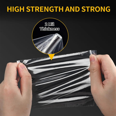 Clear Mini Baggies Pack Of 200 Resealable Plastic Bags For Jewelry Beads Crafts And Small Parts, 2 Mil Thickness Display