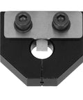 Durable Aluminum Alloy Filament Welding Connectors For 1.75mm Filaments, black finish, close-up view, top angle