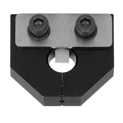 Durable Aluminum Alloy Filament Welding Connectors For 1.75mm Filaments, black finish, close-up view, top angle