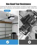 Comparison of installed 4 Pack Universal Screw Drive Coupler Replacement For Garage Door Openers Sprocket Coupler with other models