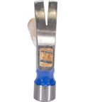 Hickory Handle Framer Hammer 999 Series 32 Oz Milled Face Made In USA 707M VN10720 claw end detail, heavy duty rip for tough jobs.