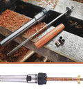 Adjustable Pen Mandrel Kit for Woodturning with 6 Mm Diameter Pro Grade Lathe Accessory showing steel construction and components.