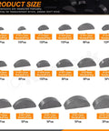 Woodruff Key Stock Assortment Kit 155 Piece Half Moon Semicircle Flywheel Key Set With 17 Sizes Metric Hardware chart