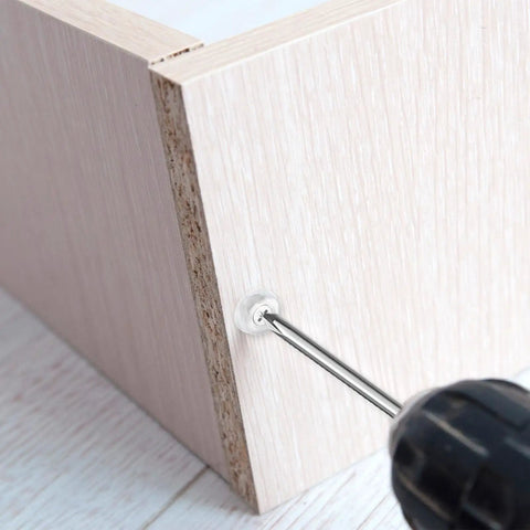 Clear Rubber Cabinet Bumpers And Door Stops Kit With Screws For Drawers Walls And Cutting Boards Non Slip Sound Dampening Feet installed