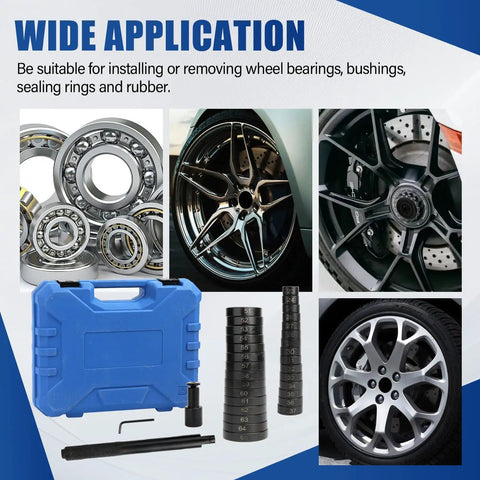 52 In 1 Custom Bushing Driver Kit For Transmission Bushing Removal And Seal Installation, Universal Auto Repair Kit