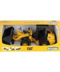 Cat Wheel Loader 1 To 16 Scale Model With Articulated Steering And Fully Functional Loading Arm in packaging box