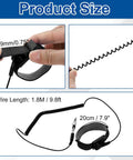 Anti Static Wrist Strap Kit For Techies 7.9 Inch Perimeter ESD Wristband with Alligator Clip, adjustable PU band and measurements