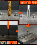 Coobeast thread repair kit with orange-handled insertion tool, HSS drill bit, and 304 stainless steel inserts.