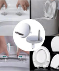 Toilet Seat Hinge Replacement Kit With Expanding Screws And Quick Release Bolts Heavy Duty Nuts And Fasteners Adjustable Hardware