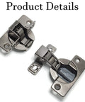 4 Pack Soft Close Cabinet Hinges For Kitchen And RV Concealed Self Closing Hidden Hinges Adjustable 3 Way Overlay