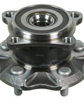 Model 512365 Wheel Bearing And Hub Assembly Fits Toyota Highlander 2014 To 2023 And Lexus RX350 RX350L RX450h RX450hL Sienna 2021 To 2022 Ride Ready Replacement Durable Bolt In, close-up view.