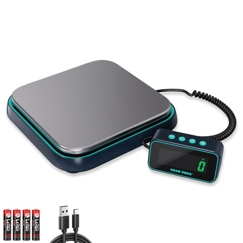 Digital Shipping Scale 86 Lb 0.1 Oz Precision With Hold Tare And Separate LCD Display Stainless Steel Package Scale