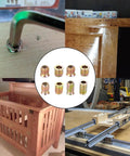60 Pcs 5/16-18 Threaded Wood Inserts For Furniture And Cabinets in carpentry applications.
