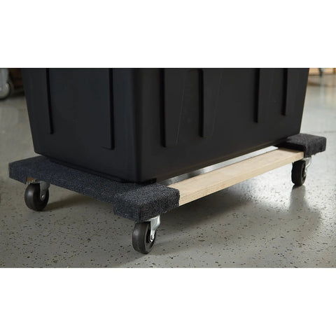 Heavy Duty Moving Dolly Featuring Tough As Nails Hardwood Platform And Smooth Riding Nonmarking Rubber Casters For Zero Hassle Furniture Hauling Up To 1000 Pounds