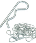 20 Piece Zinc Plated Cotter Pins Set M3.5 X 75mm For Trailer Hitch Clips R Clips Hairpin Pins Spring Fasteners And Locking Pins