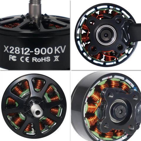 X2812 900KV Brushless FPV Drone Motors For 7 And 8 Inch Quad Frames 6S Ready Racing Multirotor Power Motors close-ups