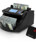 Pro Grade Money Counter Machine With Value Count And 4 Inch LCD Display, Add And Batch Modes, UV MG IR Counterfeit Detection