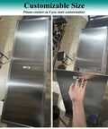 Premium Stainless Steel Push Button Access Panel 85X85CM Drywall Inspection Hatch Door flush mount, customizable size shown.