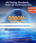 Powerful Outdoor Indoor Bug Zapper bulb, certified 5000H+ continuous use, UL1599 and EPA approved, weatherproof, 20W 5000V