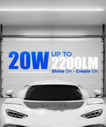 T5 4 Foot LED Shop Light Kit With 2200 Lumens 5000K Daylight White 20W Crazy Bright Ceiling Garage Light With Car Display
