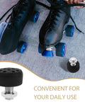Adjustable Rubber Roller Skate Toe Stops For Quad Skates With Enhanced Braking Power And Stability, double row design brake blocks