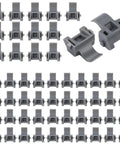 55 Piece Door Hinge Shims and 86 Degree Cabinet Restrictor Clips Kit for a Smooth Soft Close Fits 38C315B3 Style Hinges Works With American Kitchen Cabinets Discreet No Drill Install