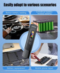 Portable Handheld Spot Welder With 2 In 1 Welding Pen, lightweight device for various welding tasks, shown in use.
