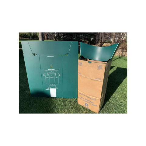30 Gallon Lawn And Leaf 2 Ply Heavy Duty Yard Waste Paper Bags With Gardening Gloves Biodegradable Compostable Self Standing