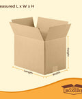 50 Pack Kraft Corrugated Cardboard Boxes 9 In X 7 In X 5 In For Packing Mailing And Inventory Storage Durable USA Made Shipping Cartons
