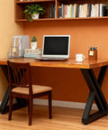 Heavy Duty Black Metal Table Legs Set Of 2 28 Inch High T Shape Iron Desk Legs For DIY Dining Tables And Desks.
